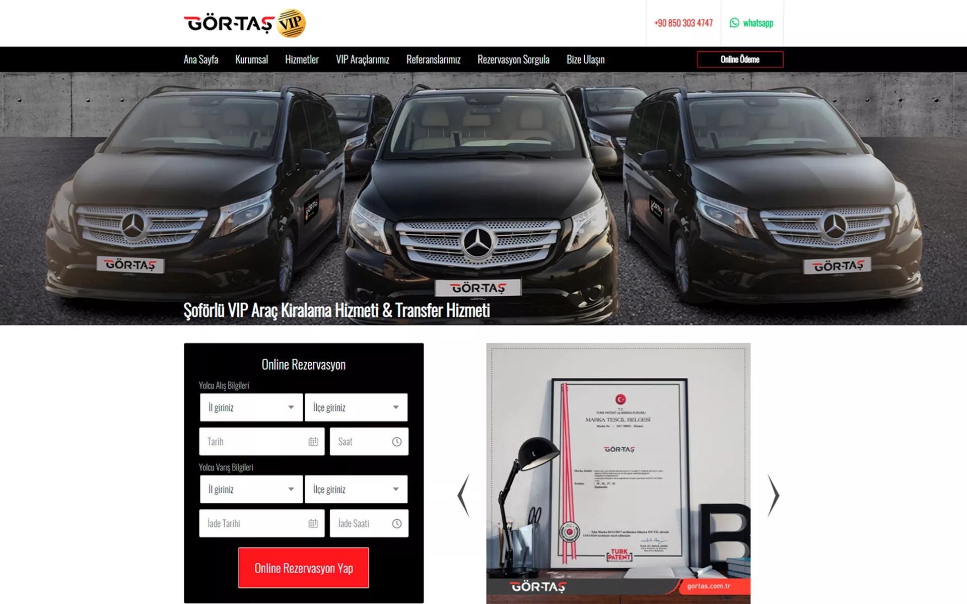 Görtaş Vip Araç Kiralama