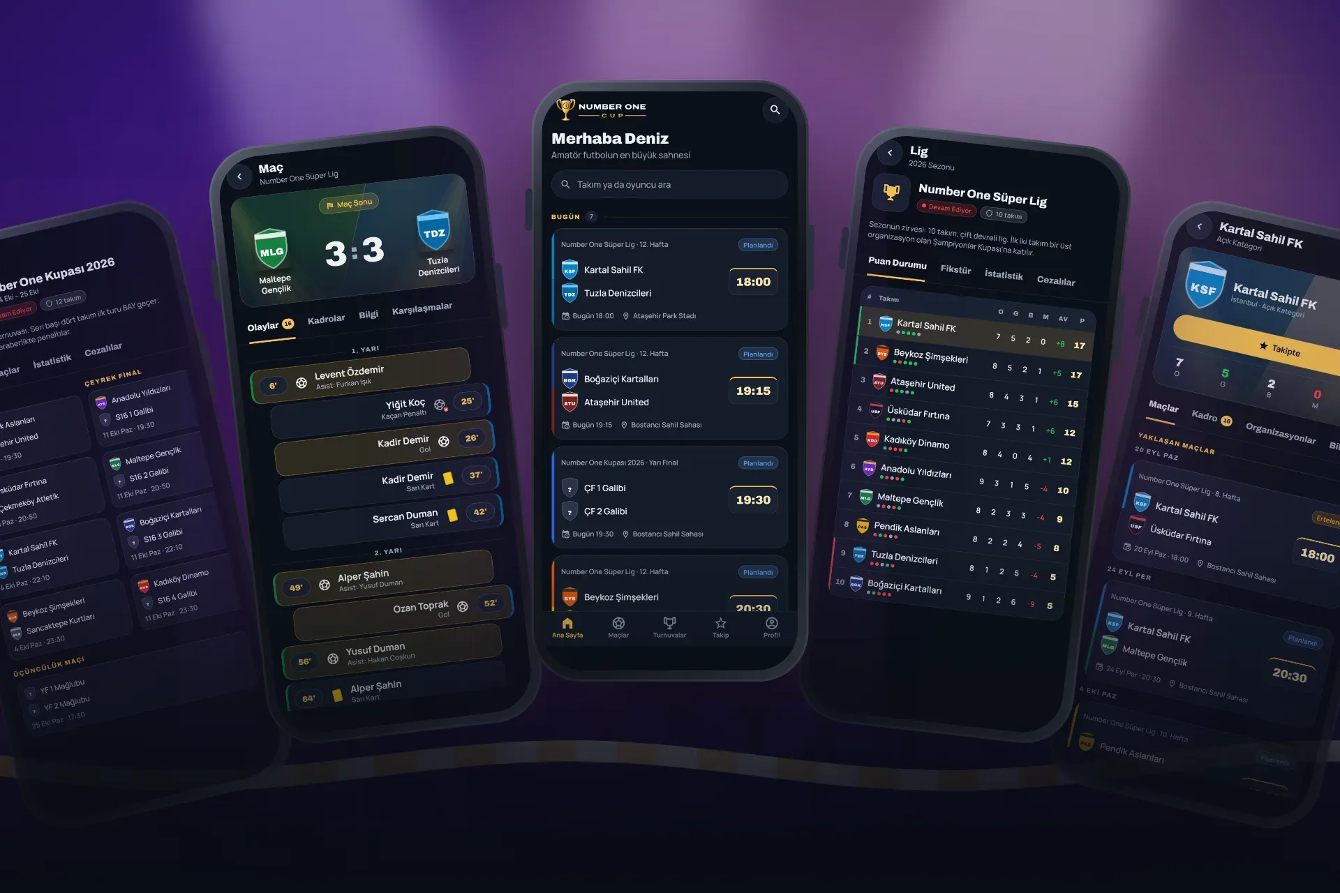Promotional image of the Number One Cup Fan app